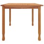 Garden dining table solid teak wood 150x90x75 cm by vidaXL, Garden tables - Ref: Foro24-316606, Price: 169,86 €, Discount: %