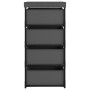 Storage shelf with 4 gray fabric baskets. by vidaXL, Lockers and storage cabinets - Ref: Foro24-322623, Price: 41,64 €, Disco...