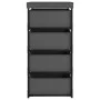 Storage shelf with 4 gray fabric baskets. by vidaXL, Lockers and storage cabinets - Ref: Foro24-322623, Price: 41,01 €, Disco...