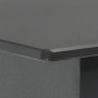 Set de comedor de jardín de 5 piezas PVC ratán negro