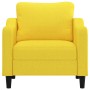 Sillón de tela amarillo claro 60 cm en Sofás | Comprar online en Foro24