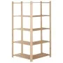 Corner shelf 5 levels solid pine 82.5x82.5x170 cm by vidaXL, Industrial shelving - Ref: Foro24-327323, Price: 112,81 €, Disco...