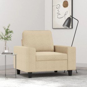 Sillón de tela color crema 60 cm en Sofás | Comprar online en Foro24