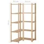 Corner shelf 5 levels solid pine 82.5x82.5x170 cm by vidaXL, Industrial shelving - Ref: Foro24-327323, Price: 112,81 €, Disco...