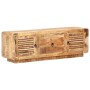 Massiver TV-Schrank aus rauem Mangoholz, 120 x 30 x 40 cm von vidaXL, TV-Möbel - Ref: Foro24-320460, Preis: 220,79 €, Rabatt: %