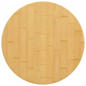 Bamboo table top Ø50x4 cm by vidaXL, Table tops - Ref: Foro24-352687, Price: 44,31 €, Discount: %