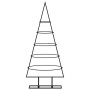 Árbol de Navidad para decoración metal negro 90 cm