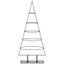 Árbol de Navidad para decoración metal negro 125 cm