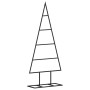 Árbol de Navidad para decoración metal negro 60 cm