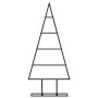 Árbol de Navidad para decoración metal negro 60 cm