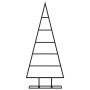 Árbol de Navidad para decoración metal negro 90 cm