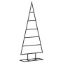 Árbol de Navidad para decoración metal negro 90 cm