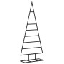 Árbol de Navidad para decoración metal negro 125 cm