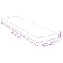 Bambus-Wandregal 80x20x4 cm von vidaXL, Regale und Regale - Ref: Foro24-352734, Preis: 42,42 €, Rabatt: %