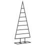 Árbol de Navidad para decoración metal negro 125 cm