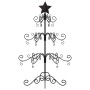 Árbol de Navidad para decoración metal negro 90 cm