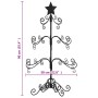 Árbol de Navidad para decoración metal negro 90 cm