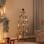 Árbol de Navidad para decoración metal negro 150 cm