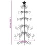 Árbol de Navidad para decoración metal negro 150 cm