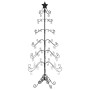Árbol de Navidad para decoración metal negro 180 cm