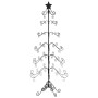 Árbol de Navidad para decoración metal negro 215 cm