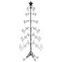 Árbol de Navidad para decoración metal negro 215 cm