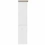 BODO bookcase solid white and brown pine wood 80x40x172cm by vidaXL, Bookcases and shelves - Ref: Foro24-355057, Price: 190,6...