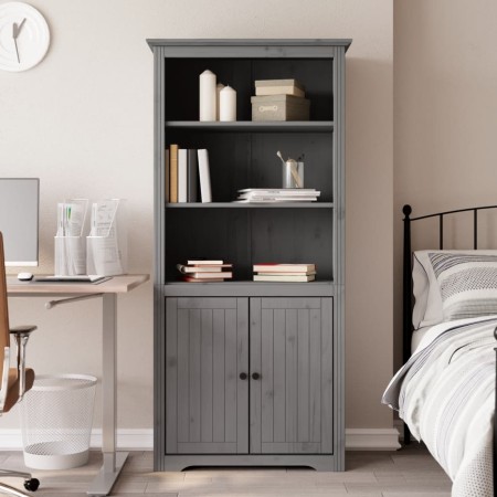BODO Bücherregal Kiefernholz massiv grau 82x40x173 cm von vidaXL, Bücherregale und Regale - Ref: Foro24-355058, Preis: 188,18...