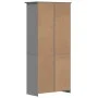 BODO solid pine wood bookcase in gray, 82x40x173 cm by vidaXL, Bookcases and shelves - Ref: Foro24-355058, Price: 185,28 €, D...