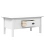 Mesa de centro BODO madera maciza de pino blanco 100x55x45 cm de vidaXL, Mesas de centro - Ref: Foro24-355068, Precio: 86,87 ...