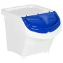 Cubos de basura apilables con tapa 3 uds PP blanco 78 L de vidaXL, Cubos de la basura y papeleras - Ref: Foro24-364068, Preci...