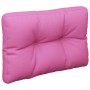 Cojines para sofá de palets 2 piezas tela rosa