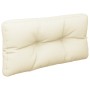 Cojines para sofá de palets 2 unidades tela crema