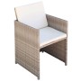 Gartenstühle mit Kissen 2 Einheiten synthetisches Rattan beige von vidaXL, Gartenstühle - Ref: Foro24-42561, Preis: 135,25 €,...