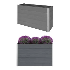 Graues WPC-Blumenbeet 150x50x91 cm von vidaXL, Töpfe und Pflanzgefäße - Ref: Foro24-43608, Preis: 358,21 €, Rabatt: %