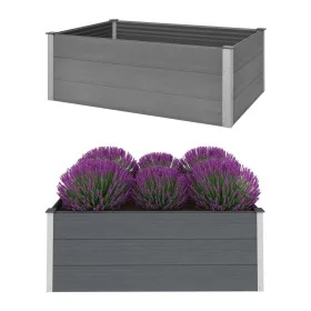 Graues WPC-Blumenbeet 150x100x54 cm von vidaXL, Töpfe und Pflanzgefäße - Ref: Foro24-43609, Preis: 235,67 €, Rabatt: %