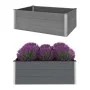 WPC gray flowerbed 150x100x54 cm by vidaXL, Pots and planters - Ref: Foro24-43609, Price: 235,66 €, Discount: %