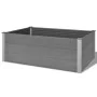 WPC gray flowerbed 150x100x54 cm by vidaXL, Pots and planters - Ref: Foro24-43609, Price: 235,66 €, Discount: %