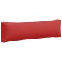 Cojines para palets 2 unidades tela rojo