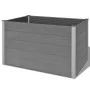 Arriate de WPC gris 150x100x91 cm de vidaXL, Maceteros y jardineras - Ref: Foro24-43610, Precio: 418,94 €, Descuento: %