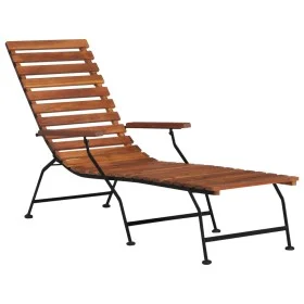 Garden lounger made of solid acacia wood by vidaXL, Loungers - Ref: Foro24-44390, Price: 120,98 €, Discount: %