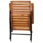 Reclining garden chairs 2 units solid acacia wood by vidaXL, Garden chairs - Ref: Foro24-44391, Price: 174,83 €, Discount: %