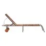 Tumbona ajustable de madera maciza de acacia y patas de acero de vidaXL, Tumbonas - Ref: Foro24-44394, Precio: 97,19 €, Descu...