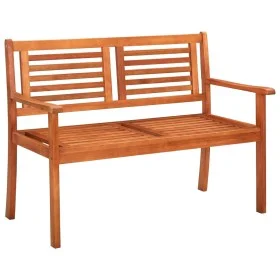 2-Sitzer-Gartenbank aus massivem Eukalyptusholz 120 cm von vidaXL, Gartenbänke - Ref: Foro24-44398, Preis: 179,26 €, Rabatt: %