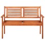 2-Sitzer-Gartenbank aus massivem Eukalyptusholz 120 cm von vidaXL, Gartenbänke - Ref: Foro24-44398, Preis: 182,49 €, Rabatt: %