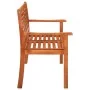Banco de jardín de 2 plazas madera maciza eucalipto 120 cm de vidaXL, Bancos de jardín - Ref: Foro24-44398, Precio: 179,26 €,...
