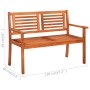 2-Sitzer-Gartenbank aus massivem Eukalyptusholz 120 cm von vidaXL, Gartenbänke - Ref: Foro24-44398, Preis: 182,49 €, Rabatt: %