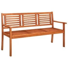 3-Sitzer-Gartenbank aus massivem Eukalyptusholz 150 cm von vidaXL, Gartenbänke - Ref: Foro24-44399, Preis: 187,02 €, Rabatt: %