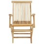 5-teiliges Garten-Esszimmerset aus massivem Teakholz von vidaXL, Gartensets - Ref: Foro24-44686, Preis: 449,81 €, Rabatt: %