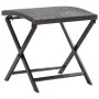 Klapphocker Kunstrattan braun von vidaXL, Hocker für den Außenbereich - Ref: Foro24-45772, Preis: 53,82 €, Rabatt: %